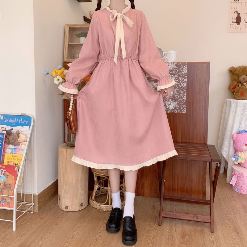 Spring Pink Kawaii French Sweet Patchwork Party Midi Female Casual Japanese Style Korean Women 2021 New N9gc, Beige
Spring Pink Kawaii French Sweet Patchwork Party Midi Female Casual Japanese Style Korean Women 2021 New N9gc, Beige