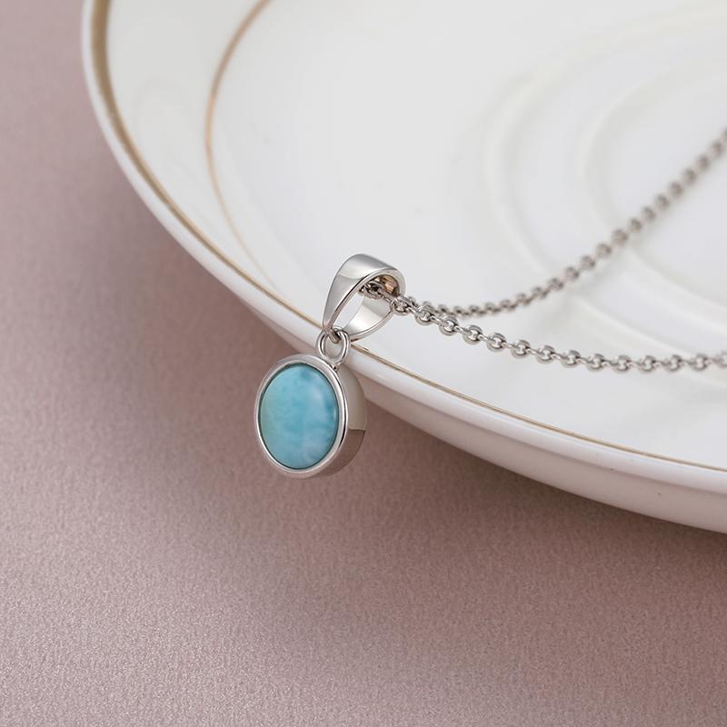 Lockets 2021 Trend Classic Charm 925 Sterling Silver Jewelry Gifts Retro Oval Natural Precious Larimar Pendant Necklace For Woman
Lockets 2021 Trend Classic Charm 925 Sterling Silver Jewelry Gifts Retro Oval Natural Precious Larimar Pendant Necklace For Woman