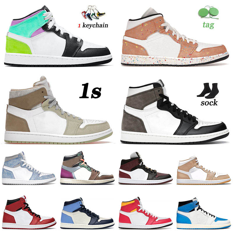 Authentic 1 1s Mens Women Basketball Shoes Olive Aura Pastel Brushstroke Jumpman High Dark Mocha Hand Crafted Hyper Royal Trainers Sneakers 36-46, C3 hand crafted 40-47
Authentic 1 1s Mens Women Basketball Shoes Olive Aura Pastel Brushstroke Jumpman High Dark Mocha Hand Crafted Hyper Royal Trainers Sneakers 36-46, C3 hand crafted 40-47