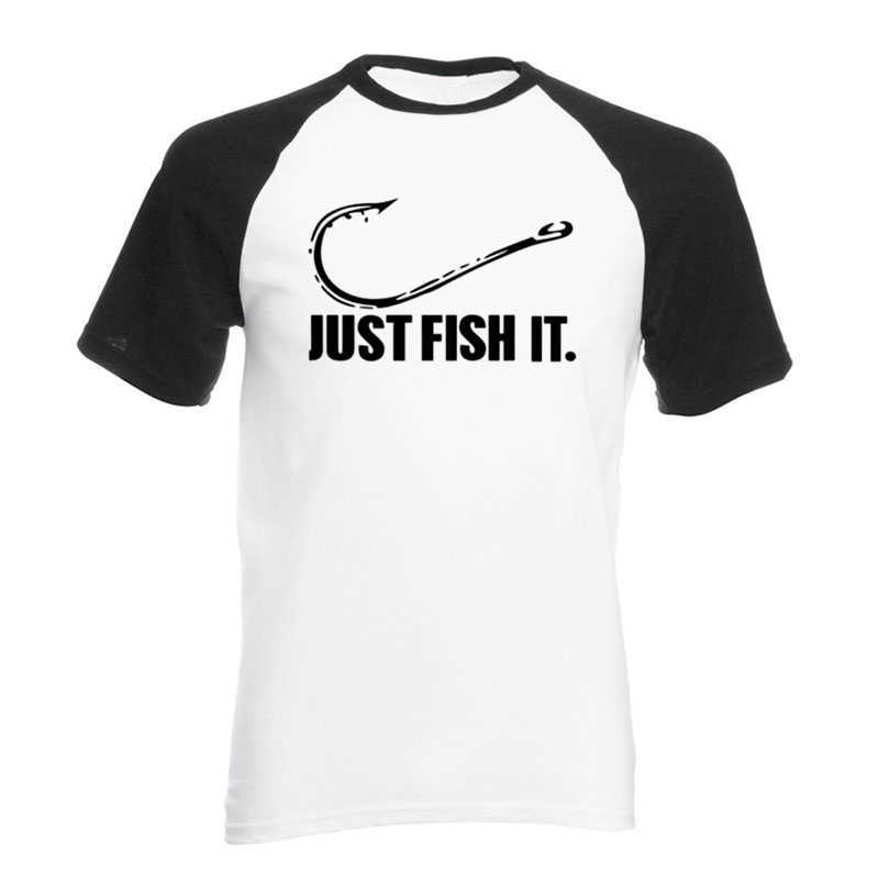 Love Fishing TShirt Fashion Men Fish It Funny Angler Hook Bait&Tackle Preshrunk Cotton raglan Short Sleeve T shirt 210629