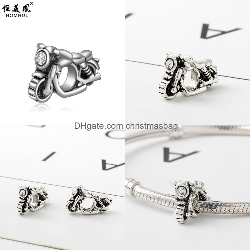 Beads Charms Ornament Christmasbag Sier Alloy Motorcycle Beaded Transport Series Small Bracelet jllqtl
Beads Charms Ornament Christmasbag Sier Alloy Motorcycle Beaded Transport Series Small Bracelet jllqtl