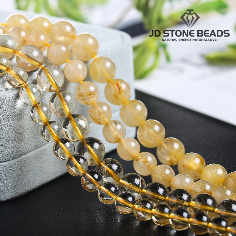 Natural Gold Rutilated Quartz High Quality Energy Hair Crystal Yellow Round Gemstone 6 8 10mm Diy Charm Beads For Jewelry Making Q0531
Natural Gold Rutilated Quartz High Quality Energy Hair Crystal Yellow Round Gemstone 6 8 10mm Diy Charm Beads For Jewelry Making Q0531