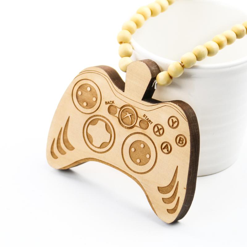 Pendant Necklaces Hip Hop Fashion Game Controller Handle Necklace For Men Women Wooden Beads Charm Jewelry Gift
Pendant Necklaces Hip Hop Fashion Game Controller Handle Necklace For Men Women Wooden Beads Charm Jewelry Gift