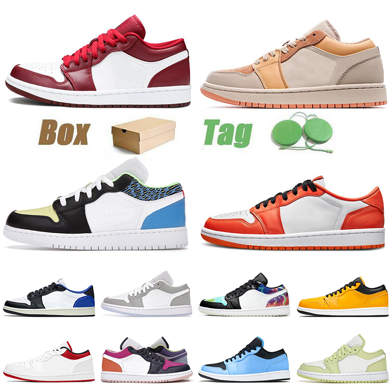 With Box Jorden 1 Low Mens Basketball Shoes Women Men Jumpman 1s Art Brooklyn Atomic Orange Sneakers Noble Red Starfish Wolf Grey University
With Box Jorden 1 Low Mens Basketball Shoes Women Men Jumpman 1s Art Brooklyn Atomic Orange Sneakers Noble Red Starfish Wolf Grey University
