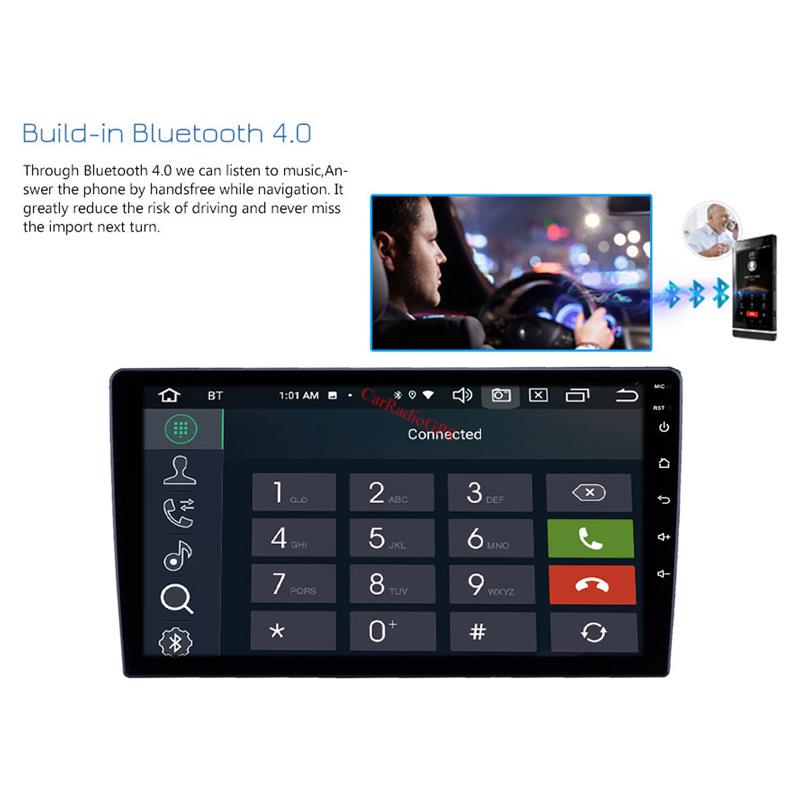 9 Inch Car Dvd Player Universal Touch Screen Radio with Fm Gps Music 1080p Video Wifi Bt Mirror Link 32G