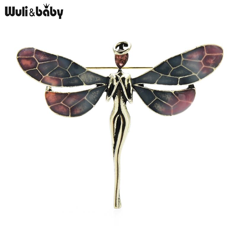 Pins, Brooches Wuli&baby Enamel Dragonfly Fairy Brooch For Women Unisex 2-color Insect Figure Party Casual Pin Jewelry Gifts
Pins, Brooches Wuli&baby Enamel Dragonfly Fairy Brooch For Women Unisex 2-color Insect Figure Party Casual Pin Jewelry Gifts