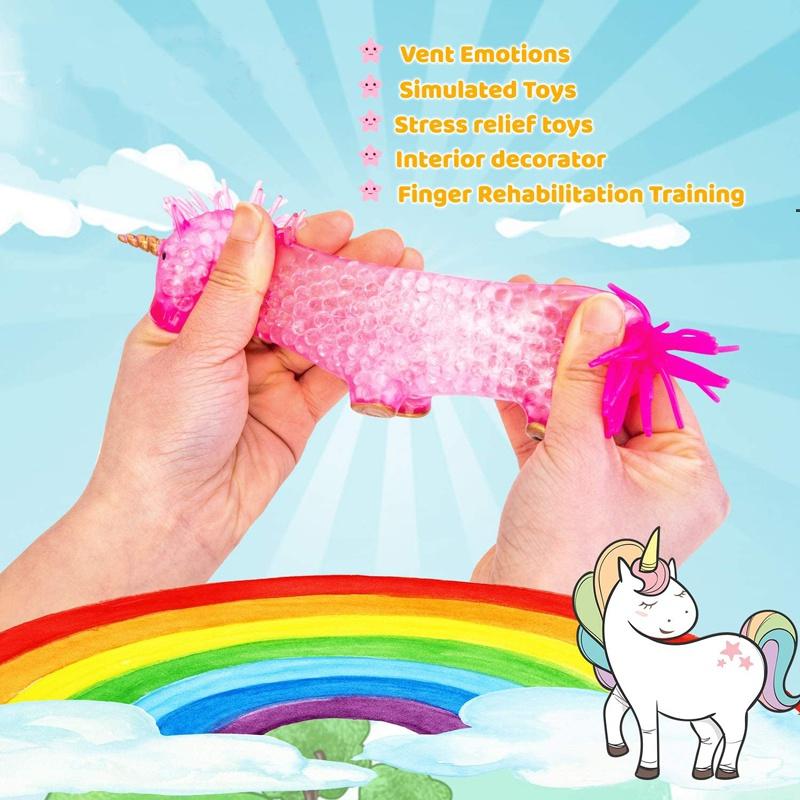 NEWUnicorn Toys Stress Balls for Kids Teens and Adults Stress Relief and Anti-Anxiety Water Beads Filled Squeezing Toy Gift LLA9132
NEWUnicorn Toys Stress Balls for Kids Teens and Adults Stress Relief and Anti-Anxiety Water Beads Filled Squeezing Toy Gift LLA9132