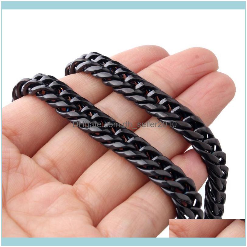 Necklaces & Pendants Jewelrytop Design 11Mm Wide Black Color Stainless Steel Cuban Curb Chain Mens Womens Necklace Or Bracelet Unisexs Jewel
Necklaces & Pendants Jewelrytop Design 11Mm Wide Black Color Stainless Steel Cuban Curb Chain Mens Womens Necklace Or Bracelet Unisexs Jewel