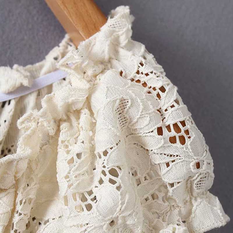Summer dress vintage boho casual lace dress elegant mini sexy club bow tie tunic off shoulder ruffle dress vestidos 210630
