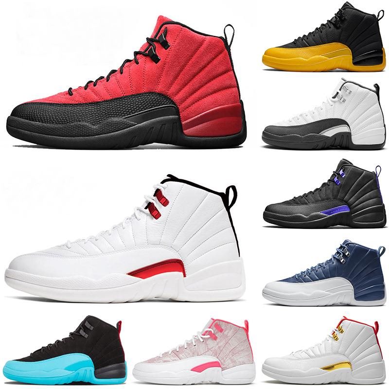 Jumpman 12 12s Mens Basketball Shoes Retroes Reverse Flu Game Dark Concord University Gold OVO White Black Indigo Wool Fiba Trainers Sneakers
Jumpman 12 12s Mens Basketball Shoes Retroes Reverse Flu Game Dark Concord University Gold OVO White Black Indigo Wool Fiba Trainers Sneakers