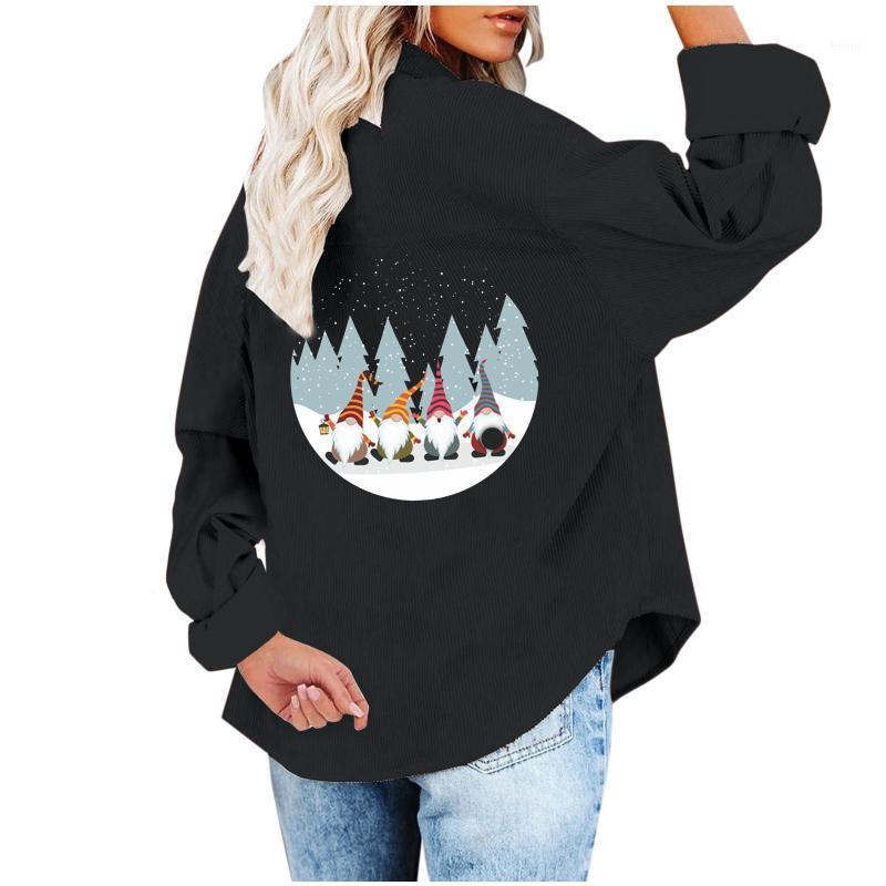 Women's Jackets Fashion Casual Long Sleeve Christmas Printed Corduroy Coat Tops Shirt Patchwork Ladies Outwear, Black;brown
Women's Jackets Fashion Casual Long Sleeve Christmas Printed Corduroy Coat Tops Shirt Patchwork Ladies Outwear, Black;brown