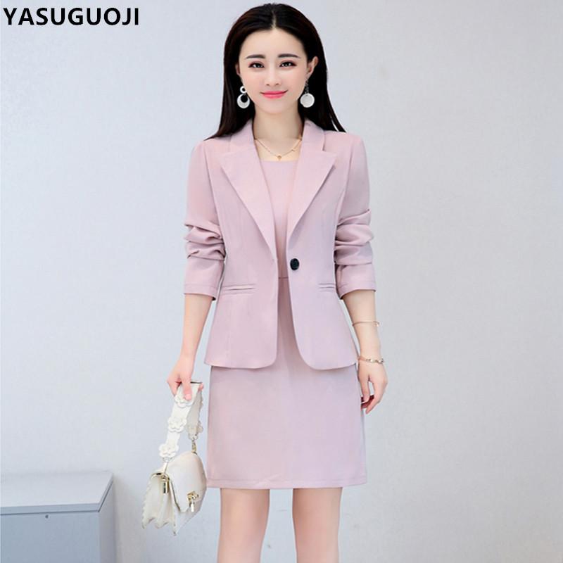 Women's Suits & Blazers YASUGUOJI Autumn Office Lady Solid Color Slim Female Dress Single Button Blazer With Knee-length Suit Women LXF6, Red ldb865
Women's Suits & Blazers YASUGUOJI Autumn Office Lady Solid Color Slim Female Dress Single Button Blazer With Knee-length Suit Women LXF6, Red ldb865