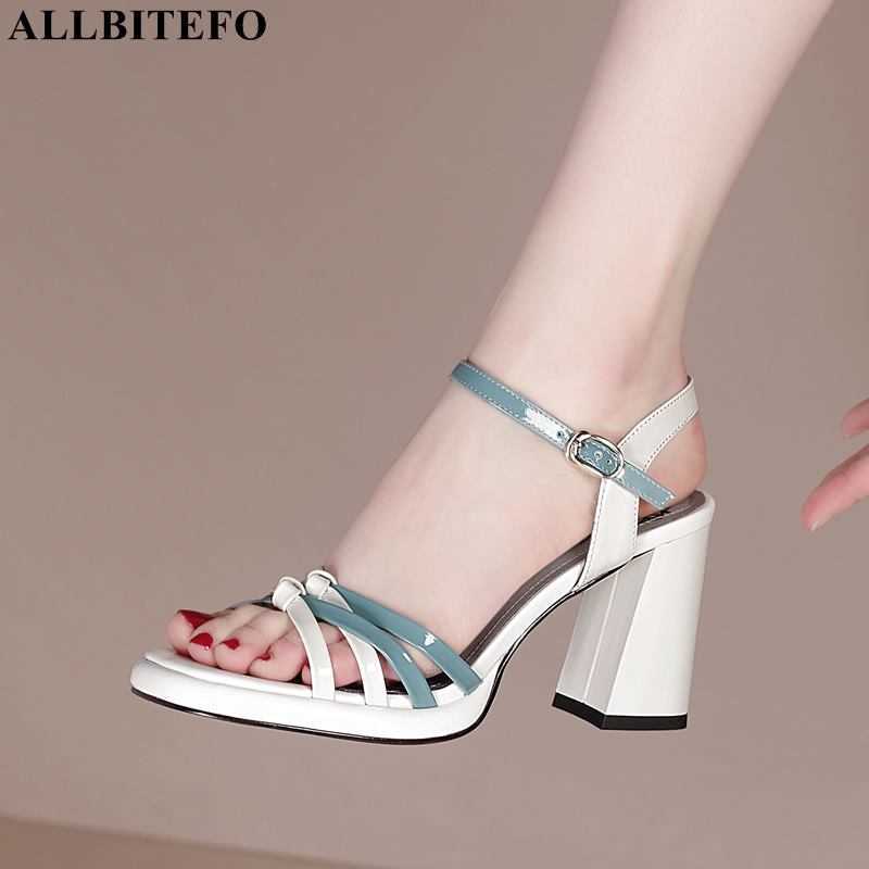 ALLBITEFO summer genuine leather thick heels beach women shoes women heels shoes high heels shoes women sandals sandalias 210611, As picture
ALLBITEFO summer genuine leather thick heels beach women shoes women heels shoes high heels shoes women sandals sandalias 210611, As picture