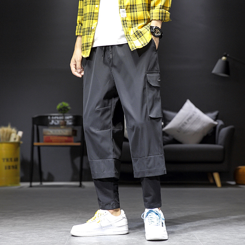 New 2021 Autumn Pockets Harem Men Black Cargo Pants Casual Male Elastic Waist High Quality Joggers Sweatpants Man Trousers Fvh4 Cmaq
New 2021 Autumn Pockets Harem Men Black Cargo Pants Casual Male Elastic Waist High Quality Joggers Sweatpants Man Trousers Fvh4 Cmaq