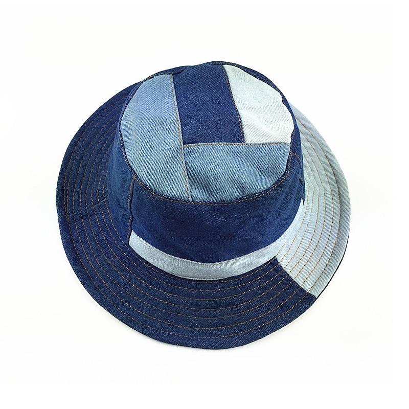 Cloches Autumn And Winter Denim Patchwork Bucket Hat With Panelled Brim Flat Folding Fisherman Cap For Women Men Blue Bonnet Portable, Multi
Cloches Autumn And Winter Denim Patchwork Bucket Hat With Panelled Brim Flat Folding Fisherman Cap For Women Men Blue Bonnet Portable, Multi