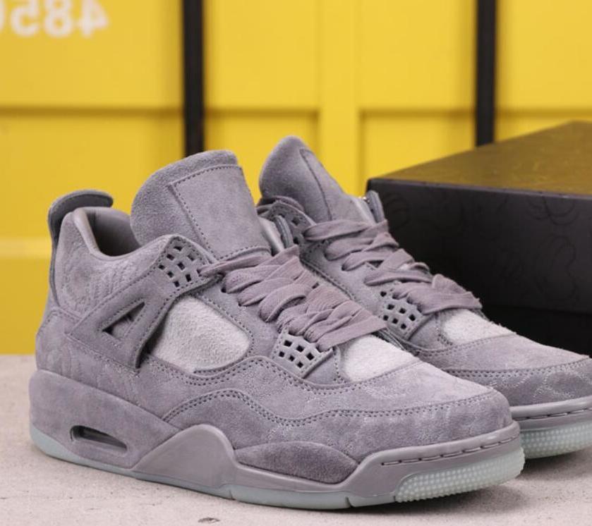 Authentic Shoes jumpman4 Grey Leather Mens sports luminous soles men basketball shoe, #1
Authentic Shoes jumpman4 Grey Leather Mens sports luminous soles men basketball shoe, #1