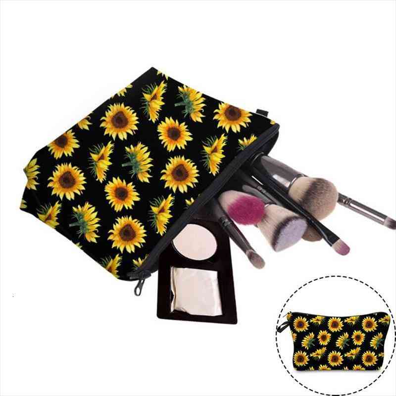 fashion cosmetic bag cute toiletry tool classic organizer bag polyester sunflowers pattern pouch beauty makeup travel case
fashion cosmetic bag cute toiletry tool classic organizer bag polyester sunflowers pattern pouch beauty makeup travel case