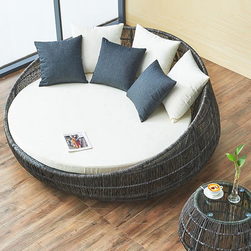 Outdoor rattan sand Nordic creative personality round rattan bed outdoor leisure garden courtyard swimming pool lazy bed
Outdoor rattan sand Nordic creative personality round rattan bed outdoor leisure garden courtyard swimming pool lazy bed