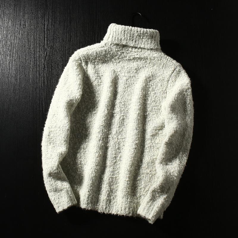 Men's Sweaters Turtleneck Men Sweater Creamy-White Korean Style Knitting Pullover Male Autumn Winter Woolen Thickening Warm Solid Wool Tops, White;black
Men's Sweaters Turtleneck Men Sweater Creamy-White Korean Style Knitting Pullover Male Autumn Winter Woolen Thickening Warm Solid Wool Tops, White;black