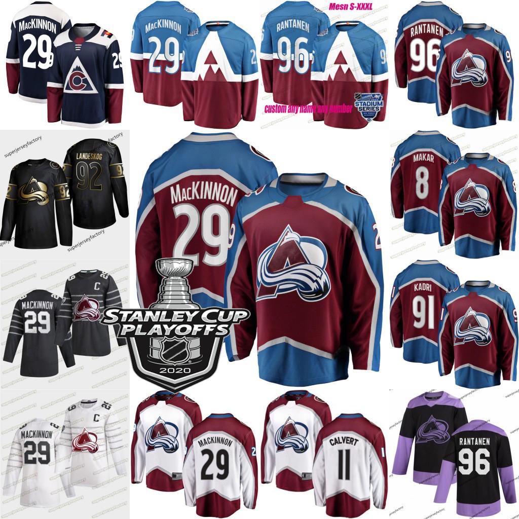 29 Nathan Mackinnon Colorado Avalanche 2020 Stanley Cup Playoffs Jersey Mikko Rantanen Gabriel Landeskog Nazem Kadri Arik Johnson jersey, Black;red
29 Nathan Mackinnon Colorado Avalanche 2020 Stanley Cup Playoffs Jersey Mikko Rantanen Gabriel Landeskog Nazem Kadri Arik Johnson jersey, Black;red