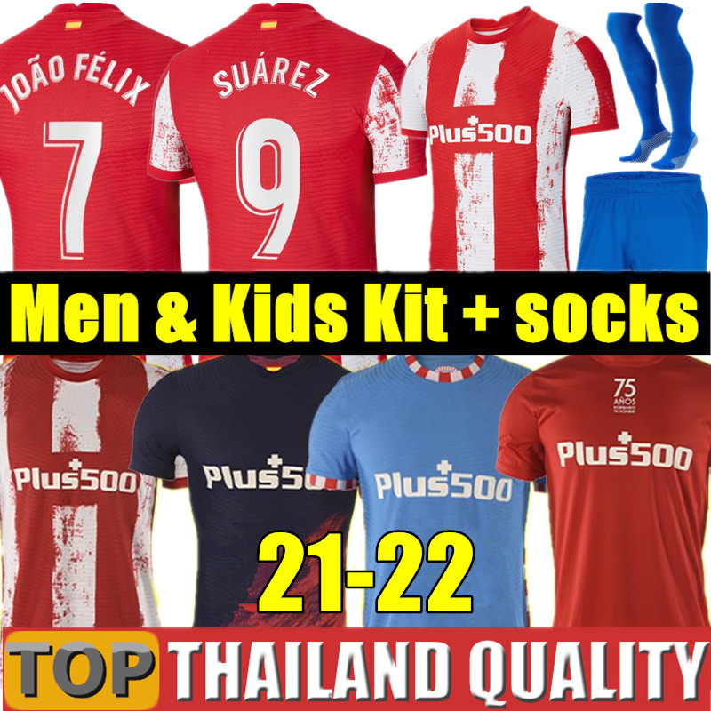 Atletico soccer jerseys SUAREZ Madrid 21 22 JOAO FELIX 2021 2022 M LLORENTE KOKE SAUL CARRASCO CORREA camiseta LEMAR football shirt set JOÃO FÉLIX Mens Kids Kit uniform, 2020 away - men
Atletico soccer jerseys SUAREZ Madrid 21 22 JOAO FELIX 2021 2022 M LLORENTE KOKE SAUL CARRASCO CORREA camiseta LEMAR football shirt set JOÃO FÉLIX Mens Kids Kit uniform, 2020 away - men