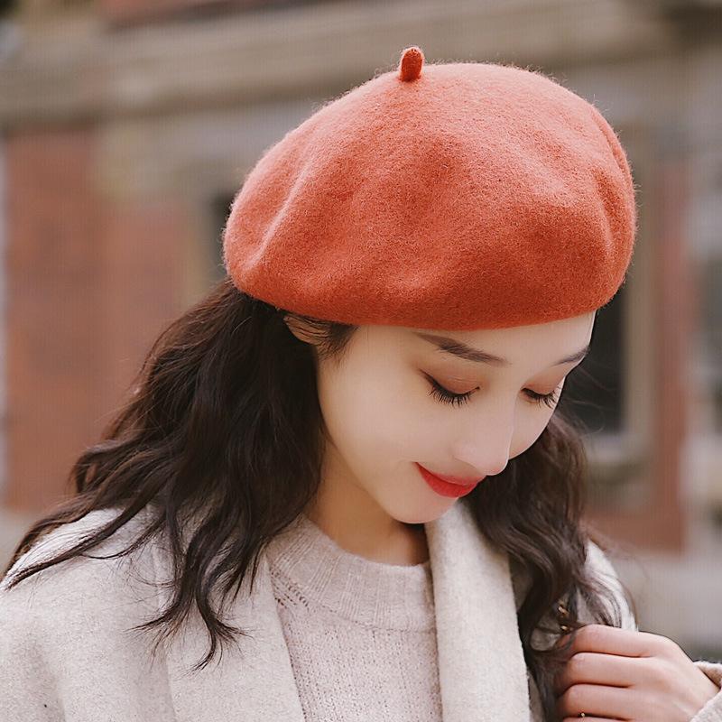 Berets Autumn And Winter Hat Wool Flat Beret Sweet Versatile Trendy Painter Tweed Female Lovely Casual Wholesale
Berets Autumn And Winter Hat Wool Flat Beret Sweet Versatile Trendy Painter Tweed Female Lovely Casual Wholesale