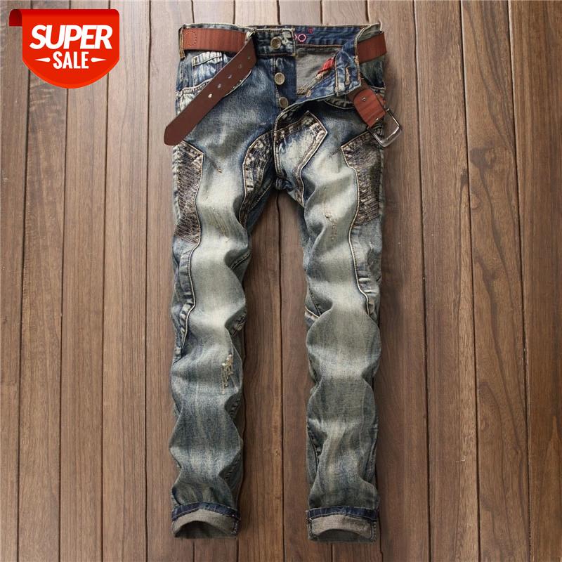 New Fashion 2020 AUTUMN Spring Jeans Men's Skinny Biker Destroyed Denim Trousers #h366, Black
New Fashion 2020 AUTUMN Spring Jeans Men's Skinny Biker Destroyed Denim Trousers #h366, Black