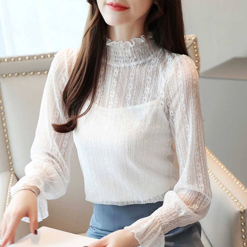 Blusas Mujer De Moda Long Sleeve Hollow Lace Blouse Women Shirts White Blouse Stand Collar Women Tops Blusa Feminina C205 210602
Blusas Mujer De Moda Long Sleeve Hollow Lace Blouse Women Shirts White Blouse Stand Collar Women Tops Blusa Feminina C205 210602