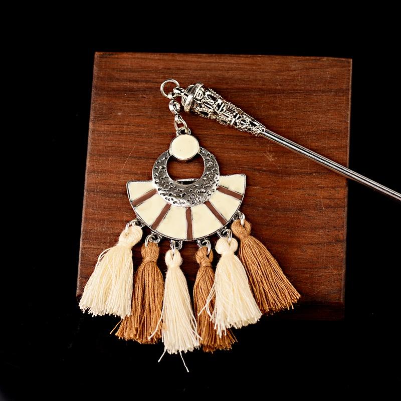 Hair Clips & Barrettes TopHanqi Antique Metal Geometric Semicircle Pendant Sticks Women Hairpins Cloth Tassel Unique Hairwear Jewelry, Golden;silver
Hair Clips & Barrettes TopHanqi Antique Metal Geometric Semicircle Pendant Sticks Women Hairpins Cloth Tassel Unique Hairwear Jewelry, Golden;silver