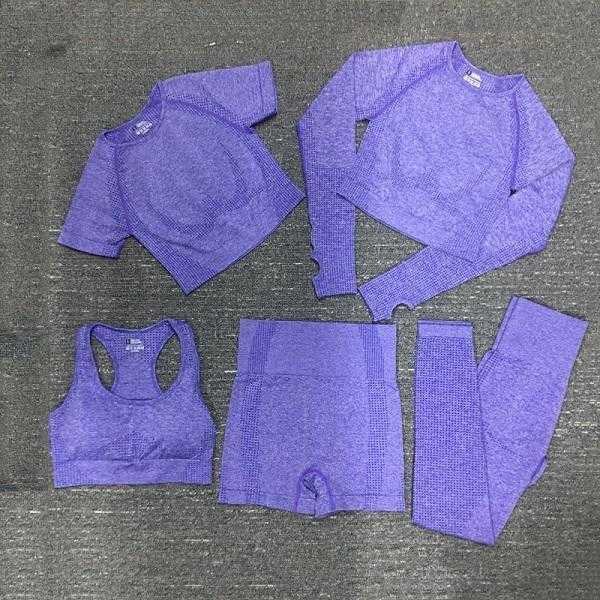 Yoga Sportswear Fitns Cloth Tracksuits Spring Summer Gymshark 5pcs Vital Seamls Set Workout Sports Wear Gym Cl, Gray
Yoga Sportswear Fitns Cloth Tracksuits Spring Summer Gymshark 5pcs Vital Seamls Set Workout Sports Wear Gym Cl, Gray