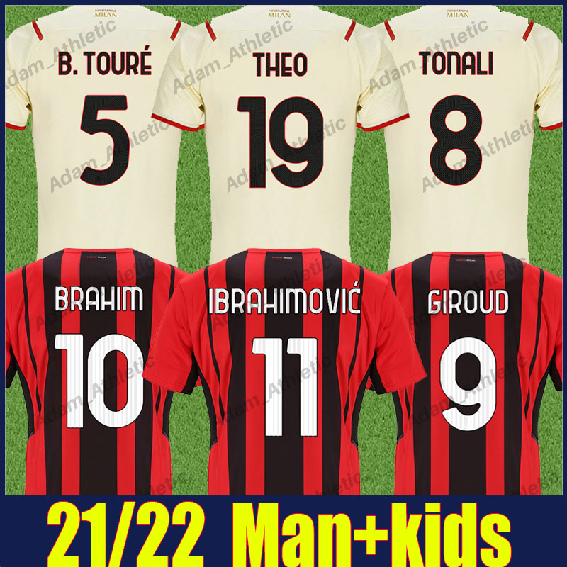 AC Milan IBRAHIMOVIC GIROUD soccer jerseys player version 2021/22 THEO TONALI B.TOURE BRAHIM football shirts S.CASTILLEJO A.REBIC KESSIE BEN, Black;yellow
AC Milan IBRAHIMOVIC GIROUD soccer jerseys player version 2021/22 THEO TONALI B.TOURE BRAHIM football shirts S.CASTILLEJO A.REBIC KESSIE BEN, Black;yellow