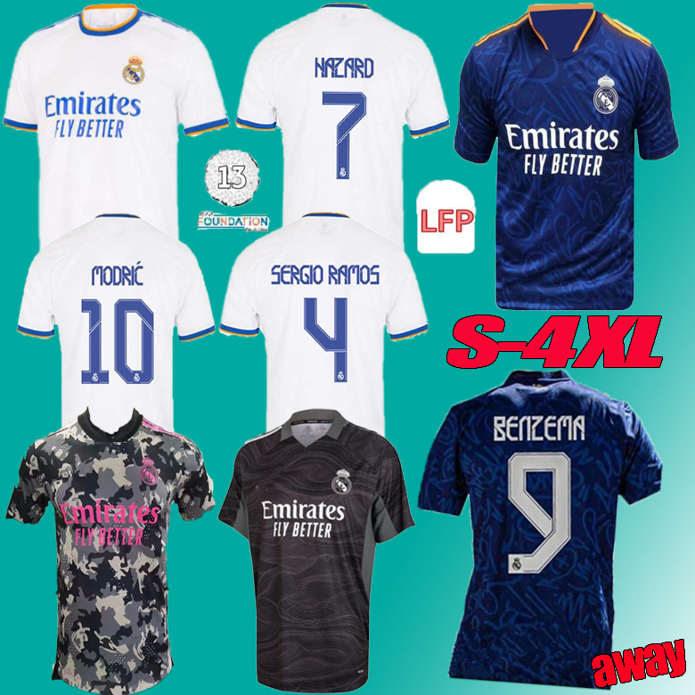 S- REAL MADRID jerseys 21 22 Player+Fan soccer football shirt 2021 2022 ALABA HAZARD SERGIO RAMOS BENZEMA ASENSIO MODRIC MARCELO camiseta men + women, Player version
S- REAL MADRID jerseys 21 22 Player+Fan soccer football shirt 2021 2022 ALABA HAZARD SERGIO RAMOS BENZEMA ASENSIO MODRIC MARCELO camiseta men + women, Player version