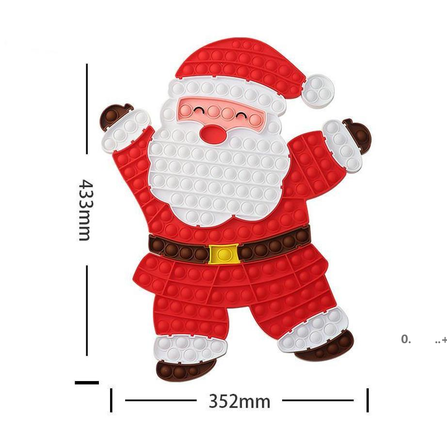 Fidget Decompression Toys Colorful The Shape of Christmas Santa Claus Feature Bubble Fingertip Sensory Toy for Children Gifts RRF11435
Fidget Decompression Toys Colorful The Shape of Christmas Santa Claus Feature Bubble Fingertip Sensory Toy for Children Gifts RRF11435