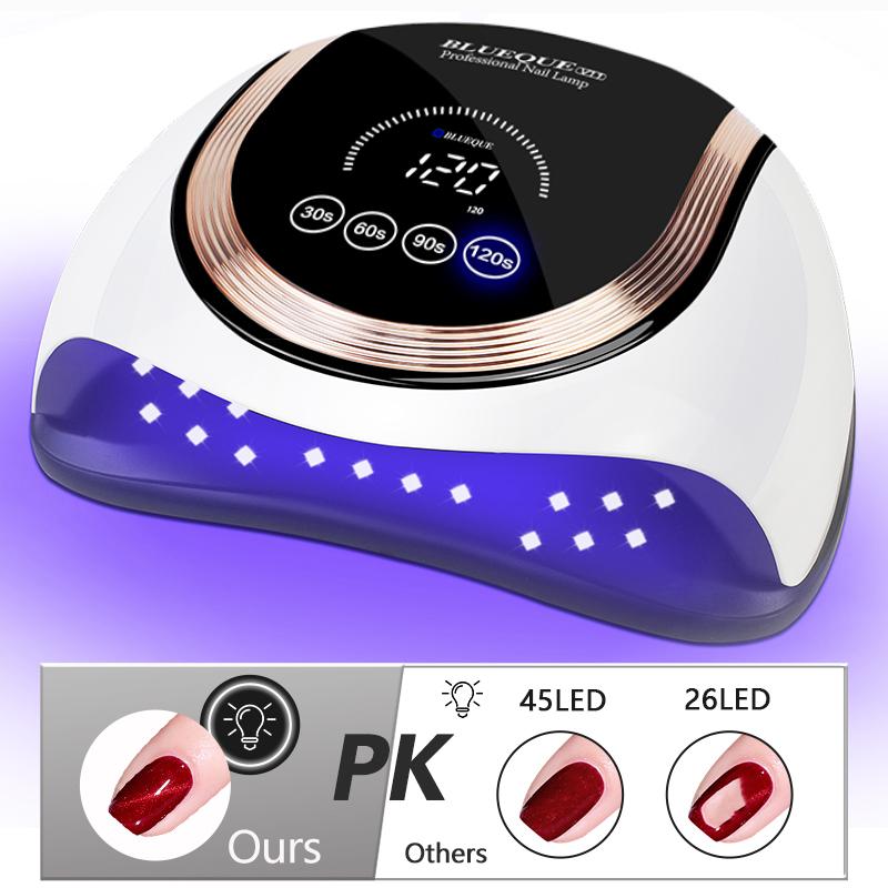 Nail Dryers Gel UV LED Lamp 60LED 300W Manicure Light Dryer For Nails Polish With Motion Sensor Touch Switch 4 Timer Mode