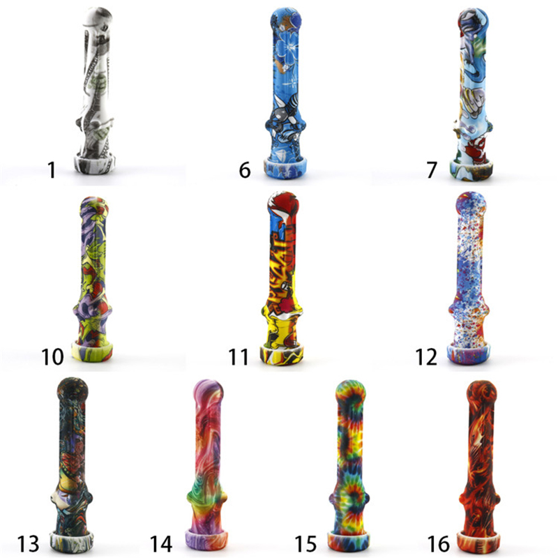 Silicone Bong pipe Tobacco Hand Spoon Printing Fancy pipes Smoke Pyrex Oil Burner Food Grade Material Bubbler For Dry Herb
Silicone Bong pipe Tobacco Hand Spoon Printing Fancy pipes Smoke Pyrex Oil Burner Food Grade Material Bubbler For Dry Herb