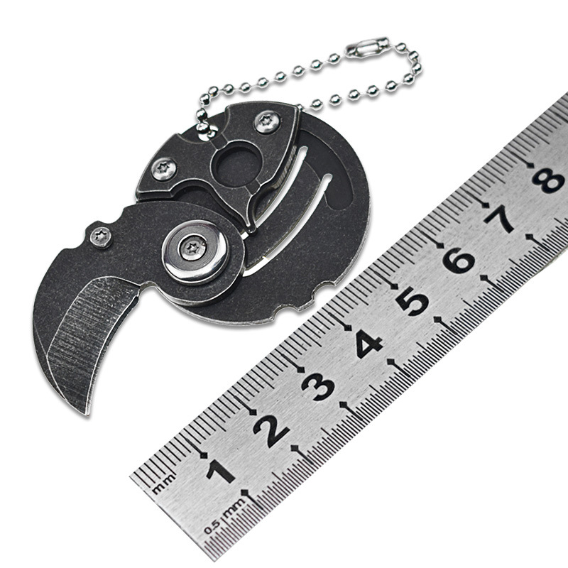 MINI COIN knife key buckle pendant folding knife camping defense EDC outdoor multifunctional tool knife HW146
MINI COIN knife key buckle pendant folding knife camping defense EDC outdoor multifunctional tool knife HW146