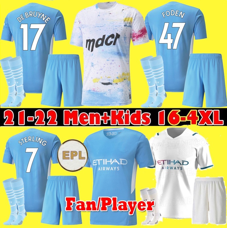 Fans Player Size S-4XL 2021 Manchester soccer jerseys 21 22 G. JESUS CITY STERLING DE BRUYNE FODEN Madchester special editon football shirts MAN uniform Men kids kit, Blue
Fans Player Size S-4XL 2021 Manchester soccer jerseys 21 22 G. JESUS CITY STERLING DE BRUYNE FODEN Madchester special editon football shirts MAN uniform Men kids kit, Blue