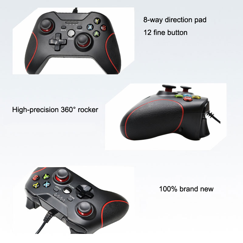 Wired USB GamepadFor PC ForPS3 Controller For PS3 Joystick Console Controle For Android Phone Joypad Accessorie