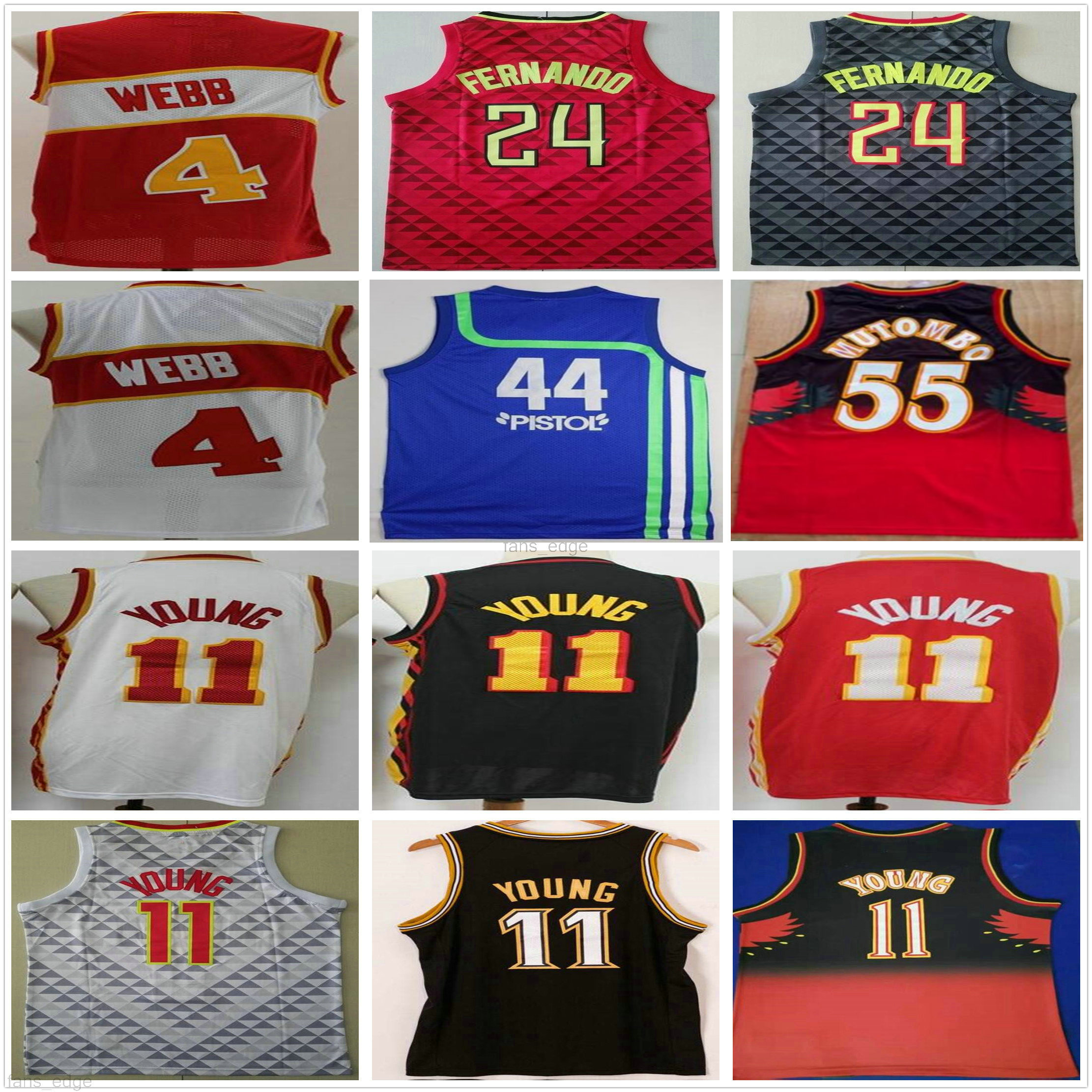 NCAA Atlanta Trae #11 Young Jersey 24 Bruno Fernando Red White Black Retro Vintage Wholesale Spud 4 Webb Hawks Basketball Jerseys, Black;red
NCAA Atlanta Trae #11 Young Jersey 24 Bruno Fernando Red White Black Retro Vintage Wholesale Spud 4 Webb Hawks Basketball Jerseys, Black;red
