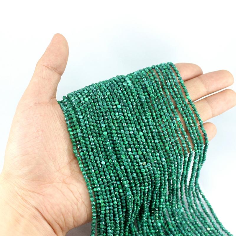 Other Natural Faceted Malachite Loose Round Beads 2/3/4MM For Jewelry Making DIY Bracelet Necklace 38CM
Other Natural Faceted Malachite Loose Round Beads 2/3/4MM For Jewelry Making DIY Bracelet Necklace 38CM