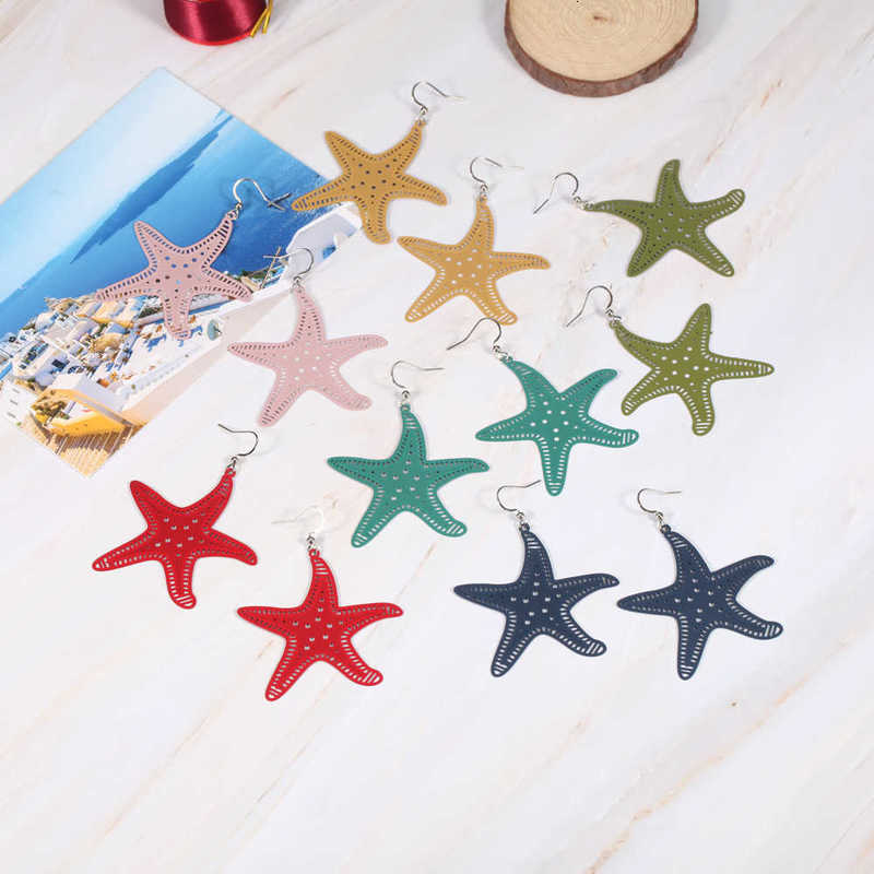 earring hollow personality simple versatile geometric girl slice cute five pointed star earrings, Golden
earring hollow personality simple versatile geometric girl slice cute five pointed star earrings, Golden