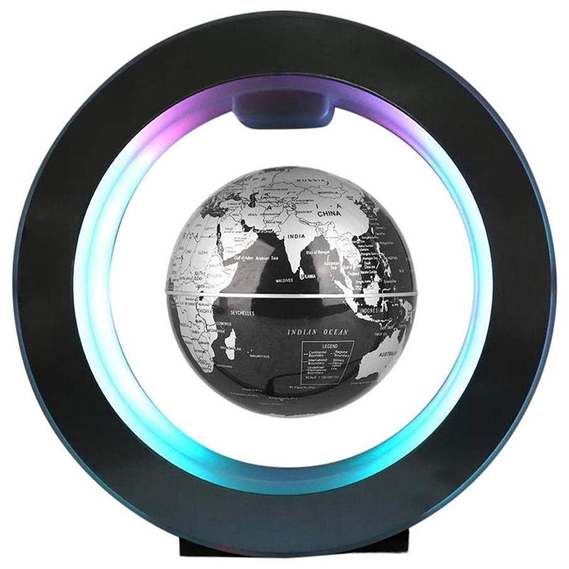 Round LED World Globe Magnetic Floating Geography Levitating Rotating Night Lamp Map School Office Supply Home Decor 210911
Round LED World Globe Magnetic Floating Geography Levitating Rotating Night Lamp Map School Office Supply Home Decor 210911