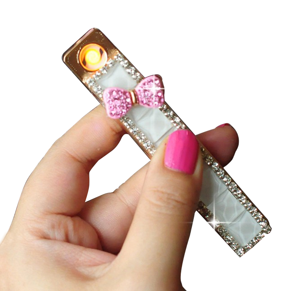 Diamond Coo Eectric ighter Creative Custom Sexy Pink ighters Smoking Accessories USB Rechargeabe Woman ighter Best Gift
Diamond Coo Eectric ighter Creative Custom Sexy Pink ighters Smoking Accessories USB Rechargeabe Woman ighter Best Gift