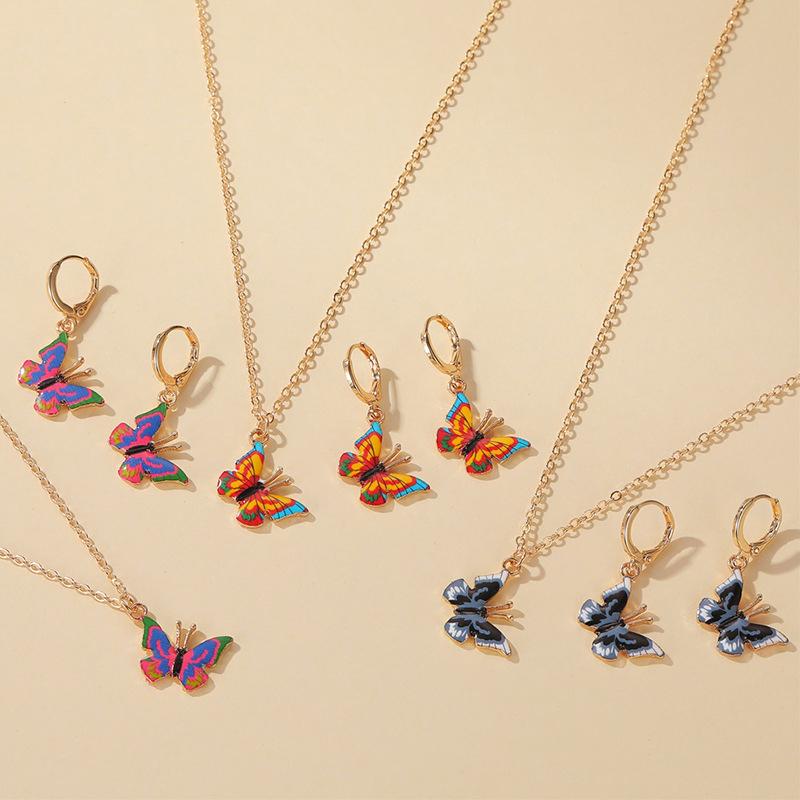 Earrings & Necklace 2021 Fashion Colorful Crystal Jewelry Set Zircon Decoration For Women Girls Engagement Butterfly Sets, Silver
Earrings & Necklace 2021 Fashion Colorful Crystal Jewelry Set Zircon Decoration For Women Girls Engagement Butterfly Sets, Silver