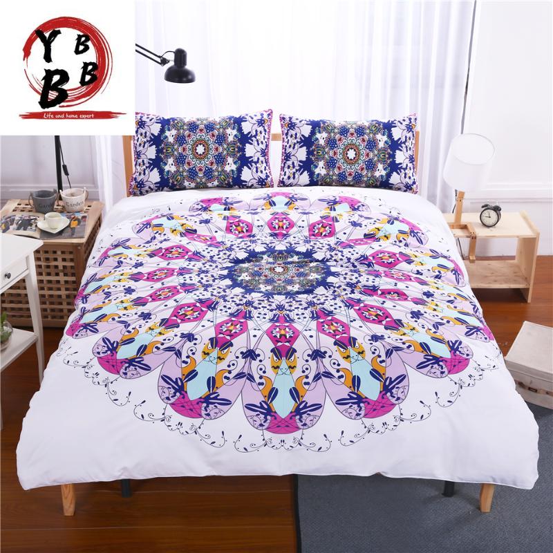 Bedding Sets White Purple Color Mandala Flower Duvet Cover Set With Pillowcase Bohemia Soft Fresh Quilt 3Pcs Bedclothes, Style1
Bedding Sets White Purple Color Mandala Flower Duvet Cover Set With Pillowcase Bohemia Soft Fresh Quilt 3Pcs Bedclothes, Style1