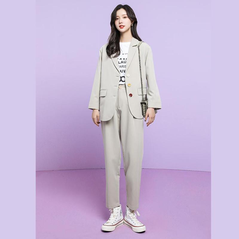 Women's Two Piece Pants Arrival Trouser Suits Women Fashion Long Sleeve Business Formal Blazer With Office Lady Work Wear Women's, White
Women's Two Piece Pants Arrival Trouser Suits Women Fashion Long Sleeve Business Formal Blazer With Office Lady Work Wear Women's, White