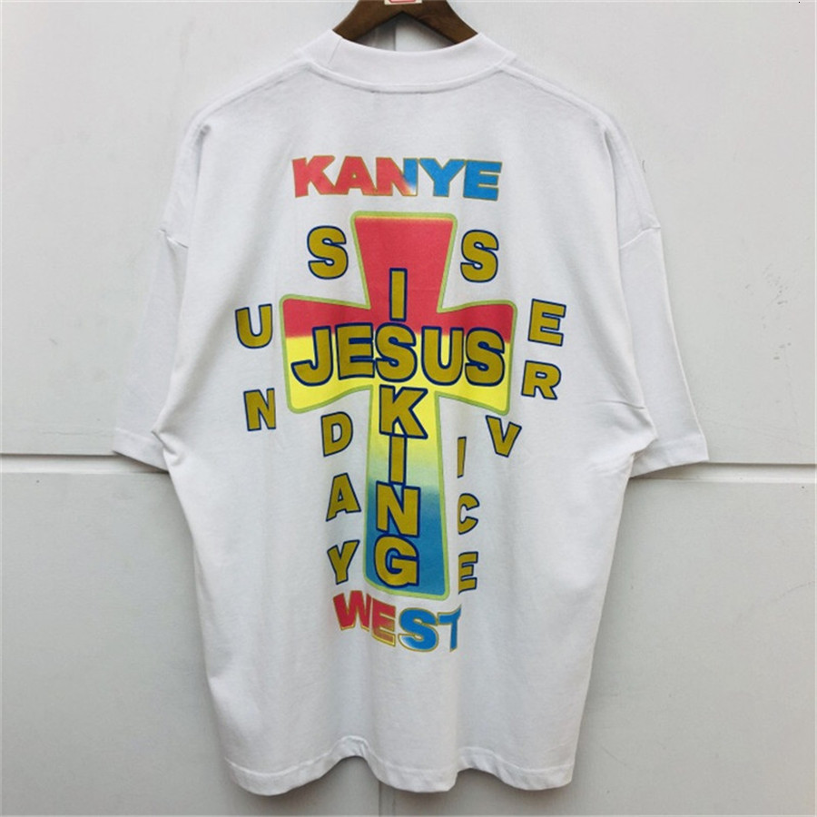 2021 New Novo Estilo De Vero Jesus Rei T-shirts Kanye West Cor Cruz Tipo Imprimir Topos Domingo Servio Tour t Gnzd
2021 New Novo Estilo De Vero Jesus Rei T-shirts Kanye West Cor Cruz Tipo Imprimir Topos Domingo Servio Tour t Gnzd