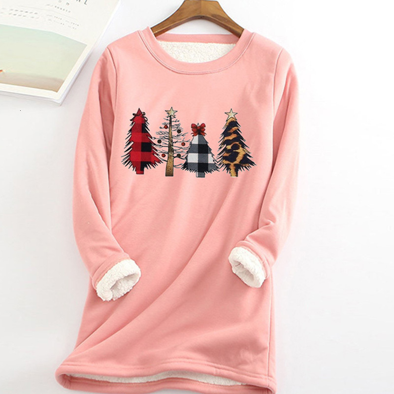 2021 New Winter Women Thick Fleece Sweatshirt Christmas Print Veet Warm Solid O-neck Underwear Blouse Tops Pullover Clothes 5xl 8ry2, 21
2021 New Winter Women Thick Fleece Sweatshirt Christmas Print Veet Warm Solid O-neck Underwear Blouse Tops Pullover Clothes 5xl 8ry2, 21