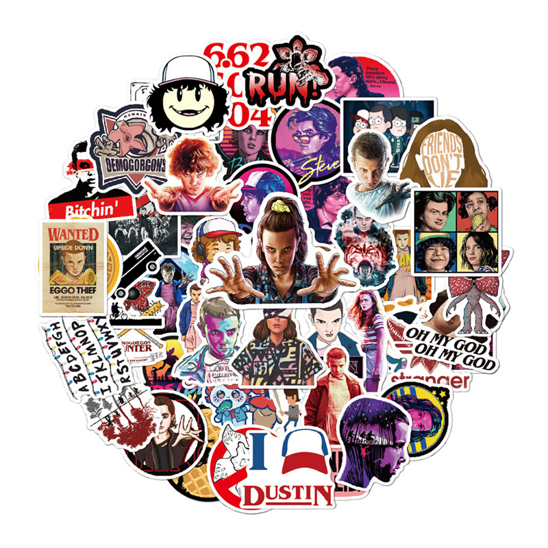 Notebook Funny TV Show Stickers DIY Graffiti Waterproof Decals For Car Helmet Guitar Laptops Luggage Bike Phone Gift Decoration 50pcs