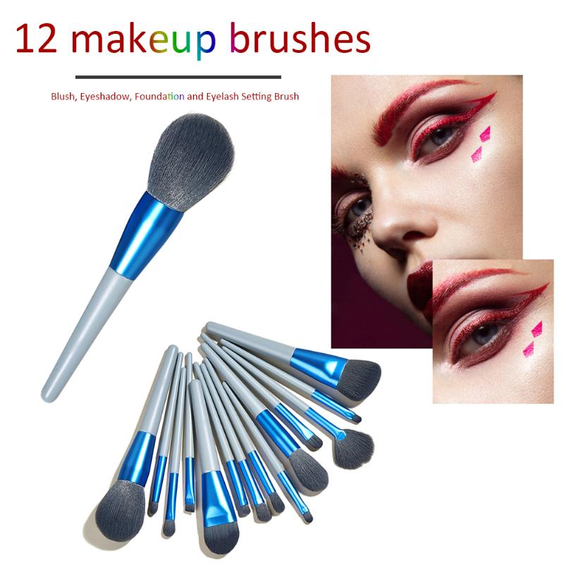 Makeup Brushes 14pcs Professional Set Soft Cosmetic Powder Eyeshadow Foundation Eyebrow Blush Blending Brush Beauty Make Up Kit